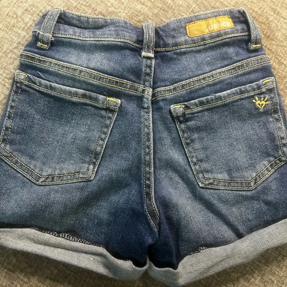 Justice Girls Denim Distressed Shorts